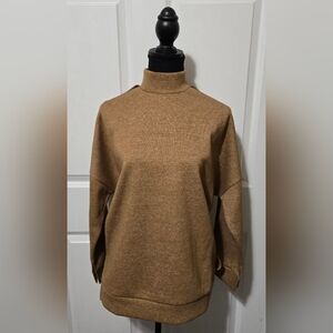JOA Mock Neck Sweater
